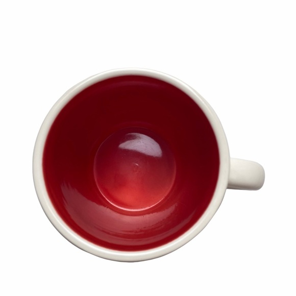 Magenta Christmas Oversized COFFEE Mug CUP Tree Labrador Puppy Truck Mistletoe - Picture 2 of 8